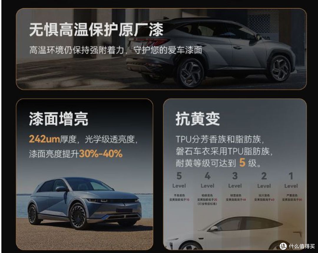 磐石PS100隐形车衣,推出10年质保,包工包料无隐形消费!