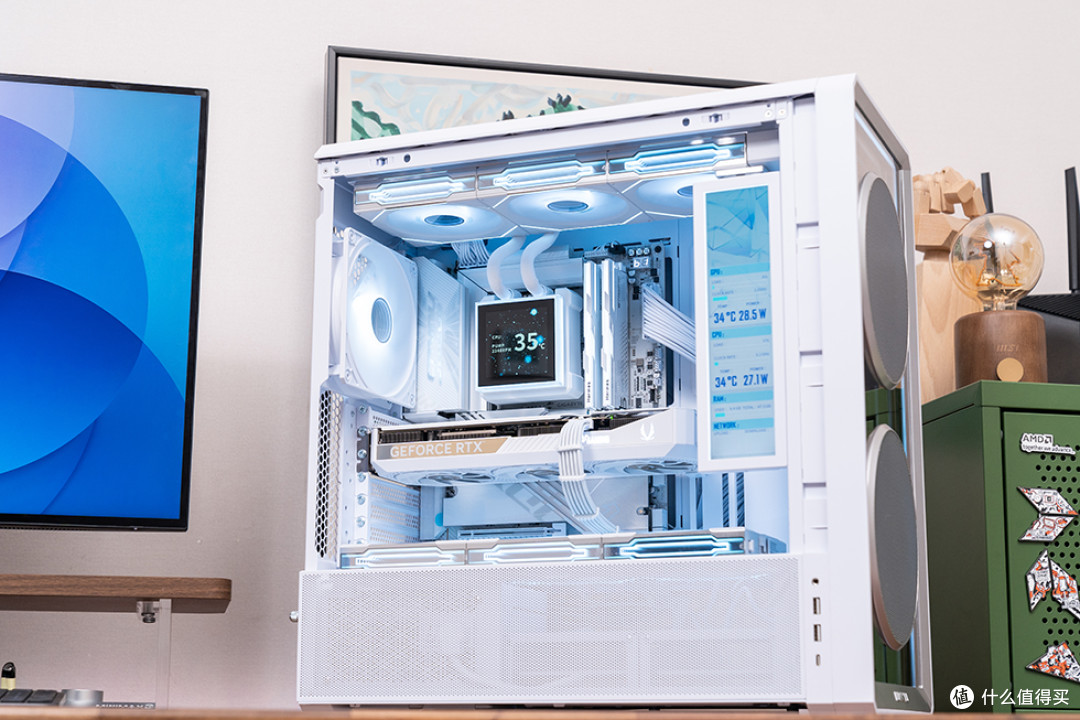 无限镜美学落地:联力 LANCOOL 217 INF 装机,打造桌面光影焦点