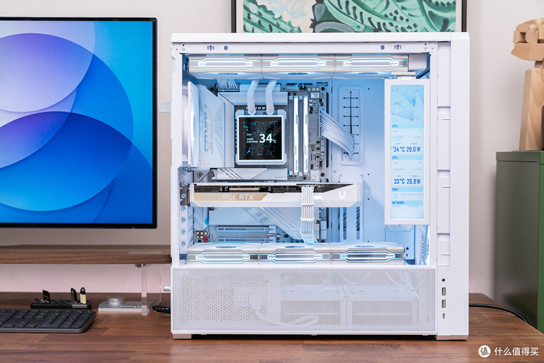 无限镜美学落地:联力 LANCOOL 217 INF 装机,打造桌面光影焦点