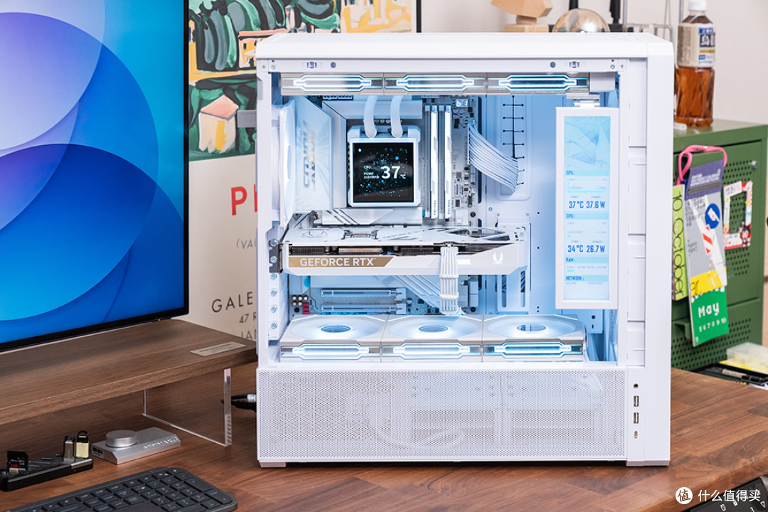 无限镜美学落地:联力 LANCOOL 217 INF 装机,打造桌面光影焦点