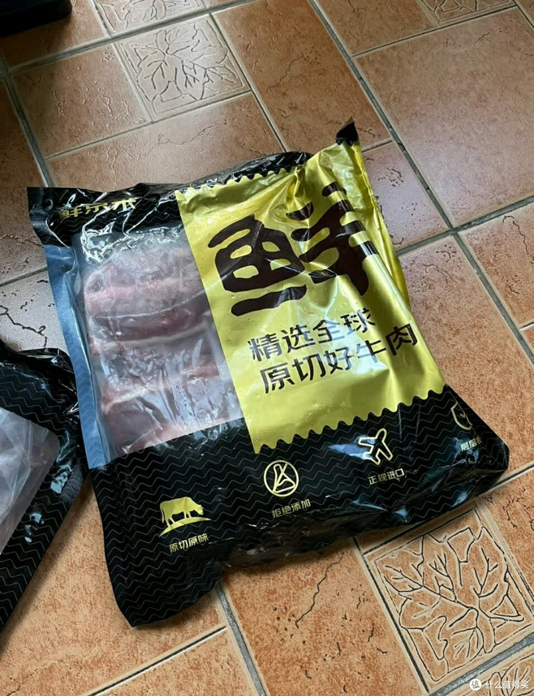 巴西进口原切牛肋肉2斤