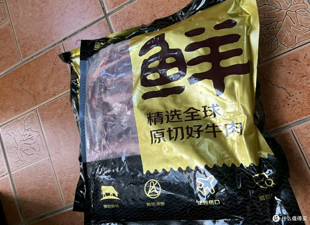 巴西进口原切牛肋肉2斤