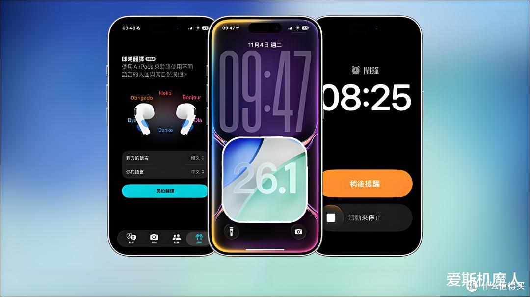 等了这么久!苹果AI终于会说中文了,iOS 26.1这波更新太香了!