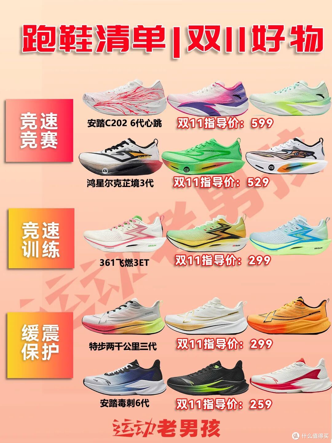 跑鞋清单|2025双11必选单品