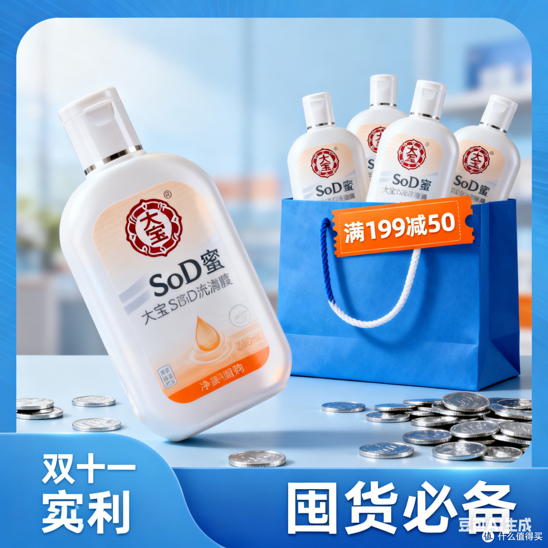 双十一囤大宝SoD,护肤必备!