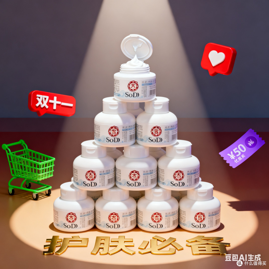 双十一囤大宝SoD,护肤必备!