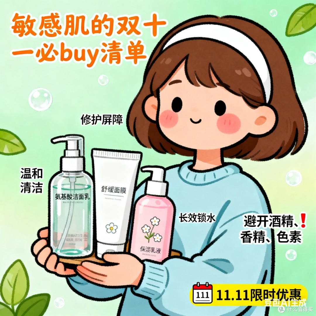 敏感肌双十一选购要点