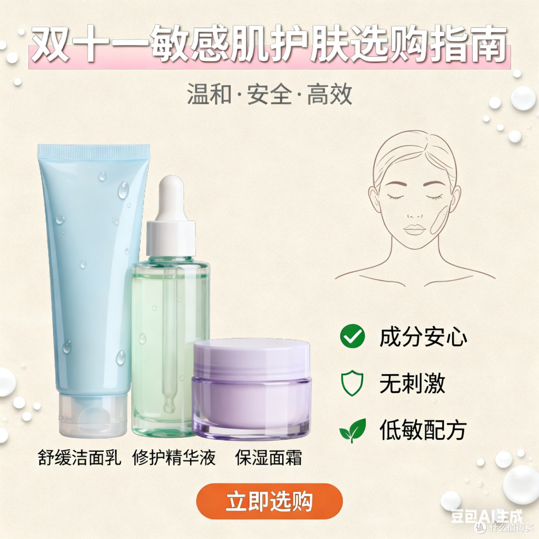 敏感肌双十一选购要点