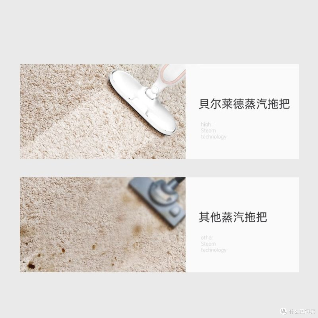 家务懒人福音!贝尔莱德STM-503L蒸汽拖把让清洁变简单