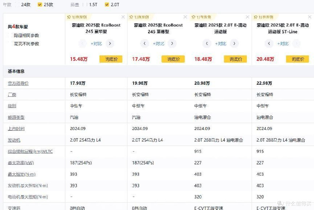 14万多入手合资B级车!蒙迪欧轴距近3米,实力不俗