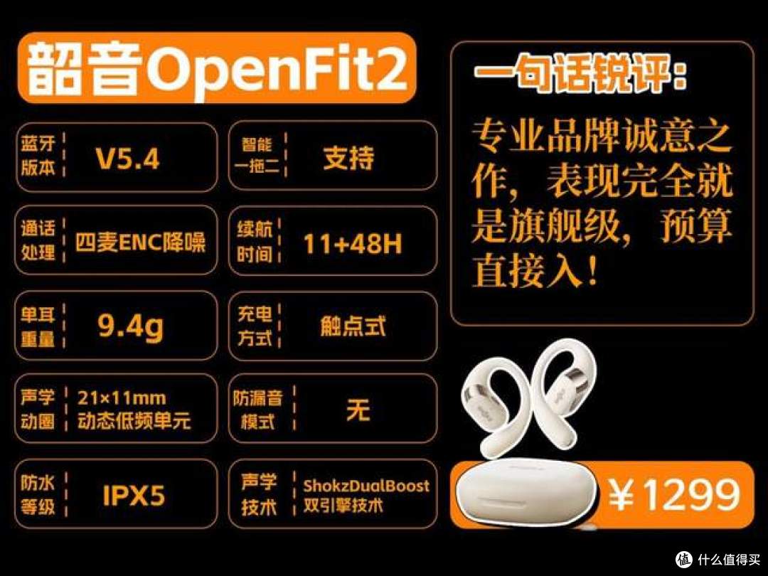 开放式耳机哪个牌子性价比高?目前最推荐的十款耳挂开放式耳机
