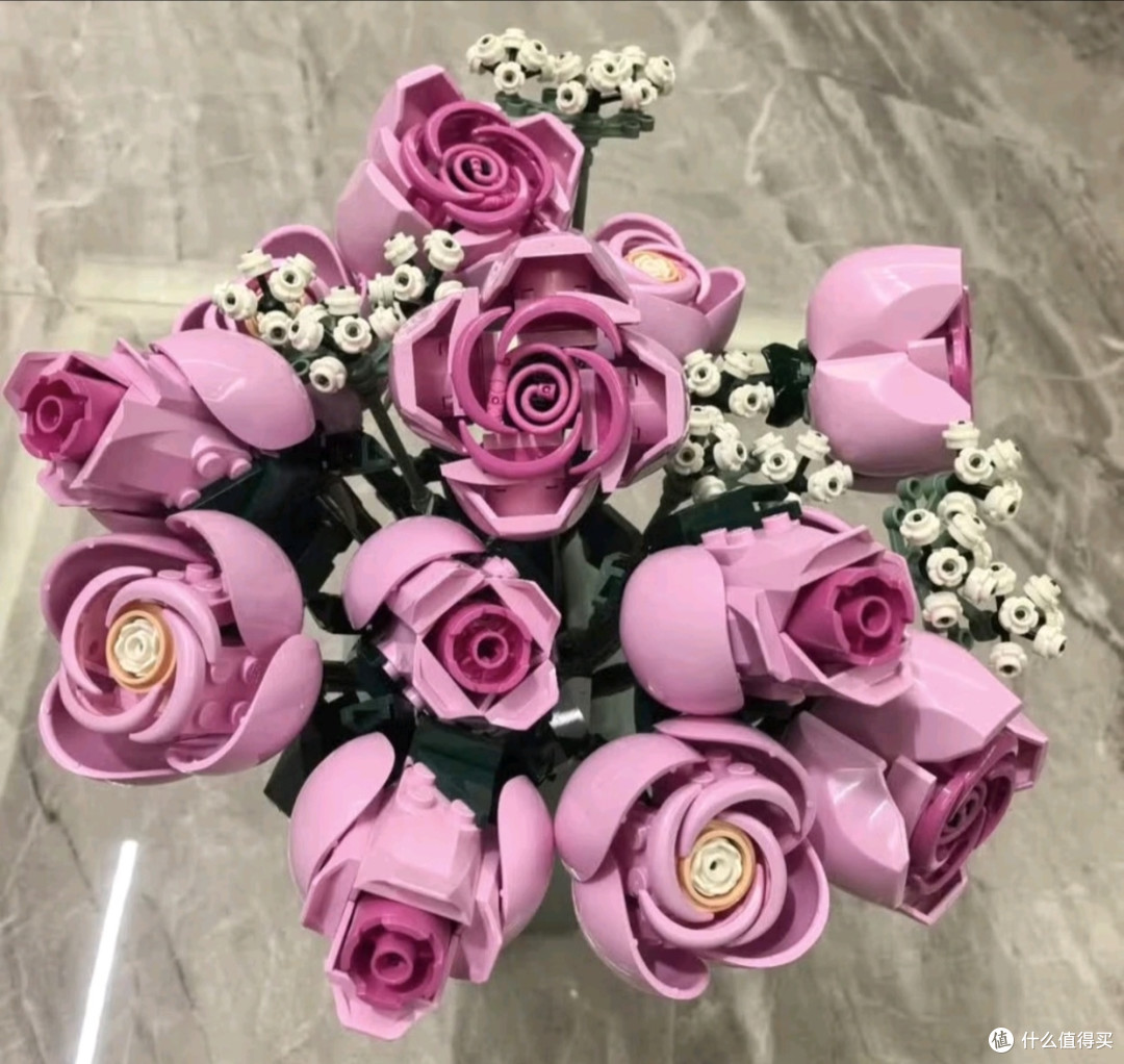 乐高（LEGO）积木拼装10342 粉黛花束男孩女孩玩具