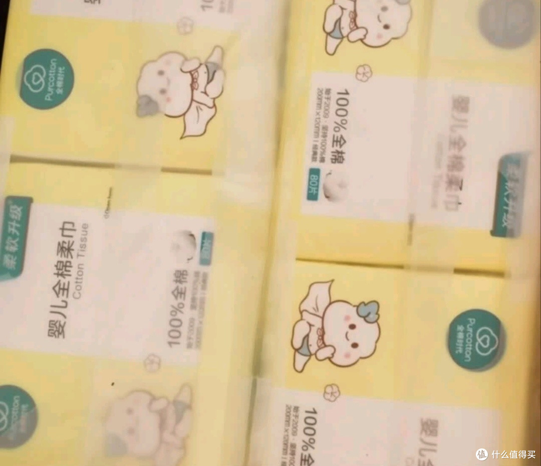 母婴党无限回购!全棉时代婴儿棉柔巾,18包囤货才够安心