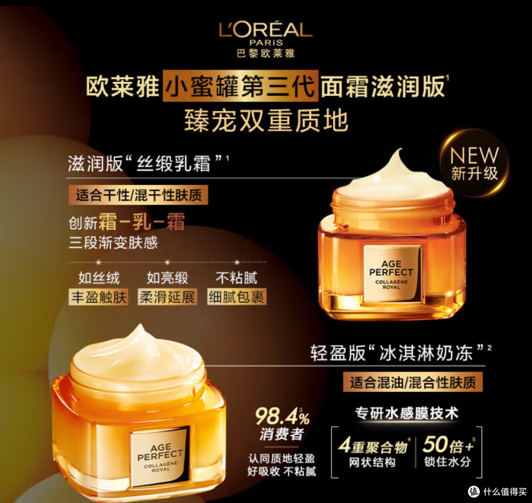 双11囤货清单:欧莱雅小蜜罐,干皮抗老的本命面霜