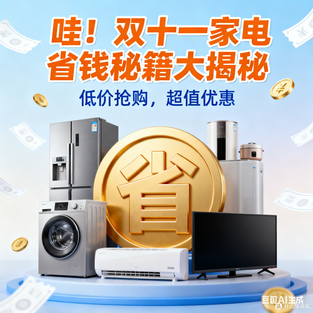 哇！双十一家电省钱秘籍大揭秘