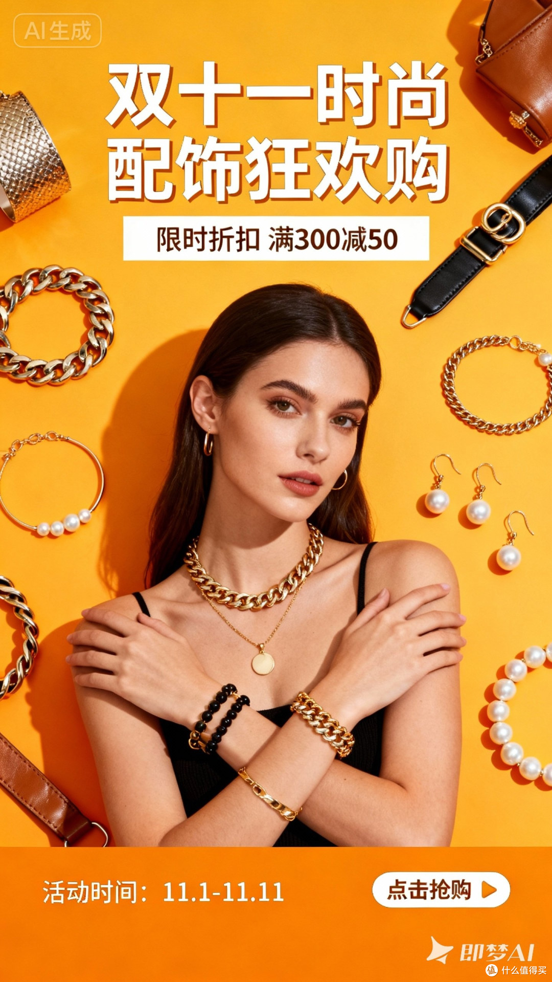 双十一配饰推荐：点亮整体造型
