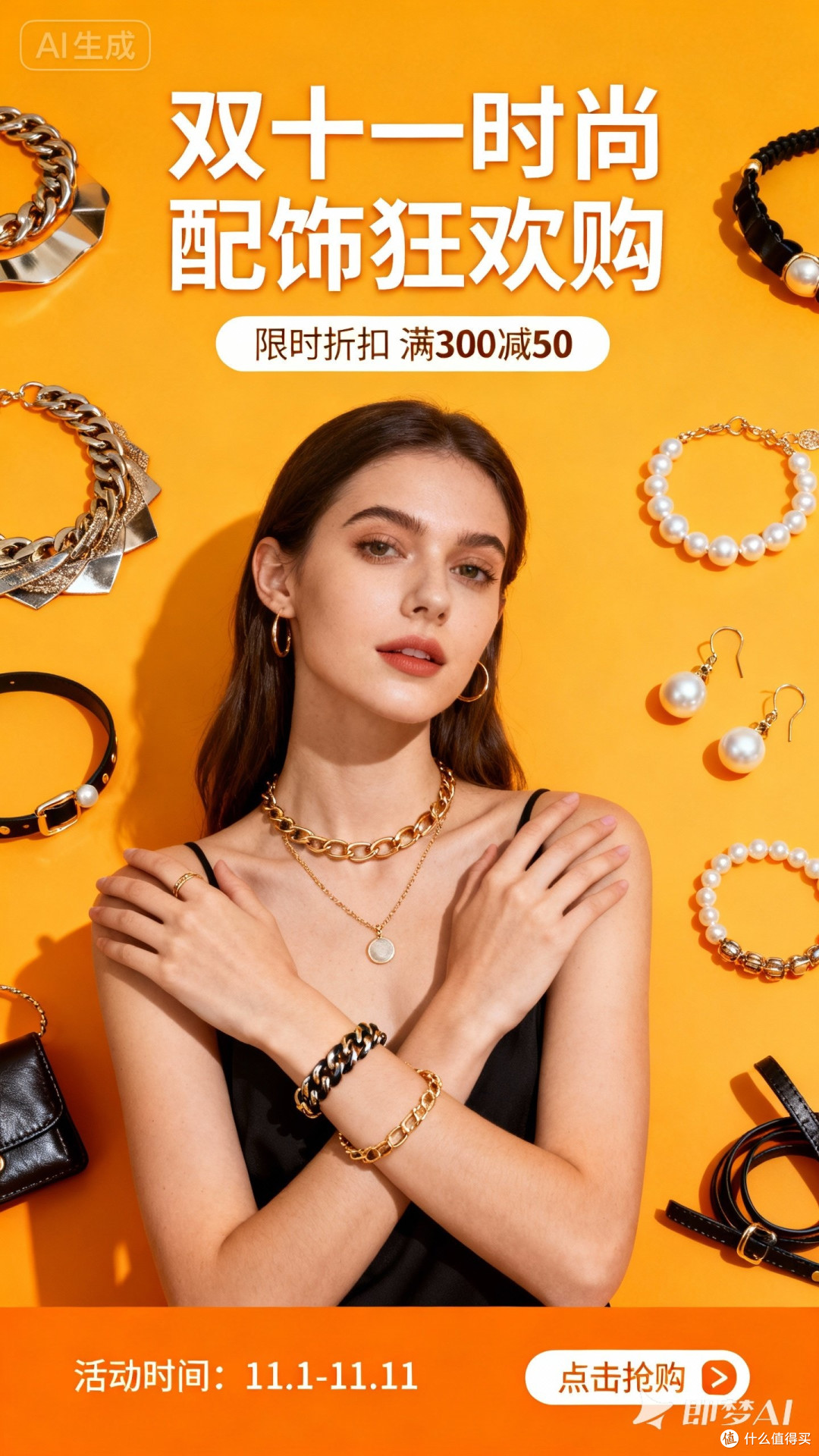 双十一配饰推荐:点亮整体造型
