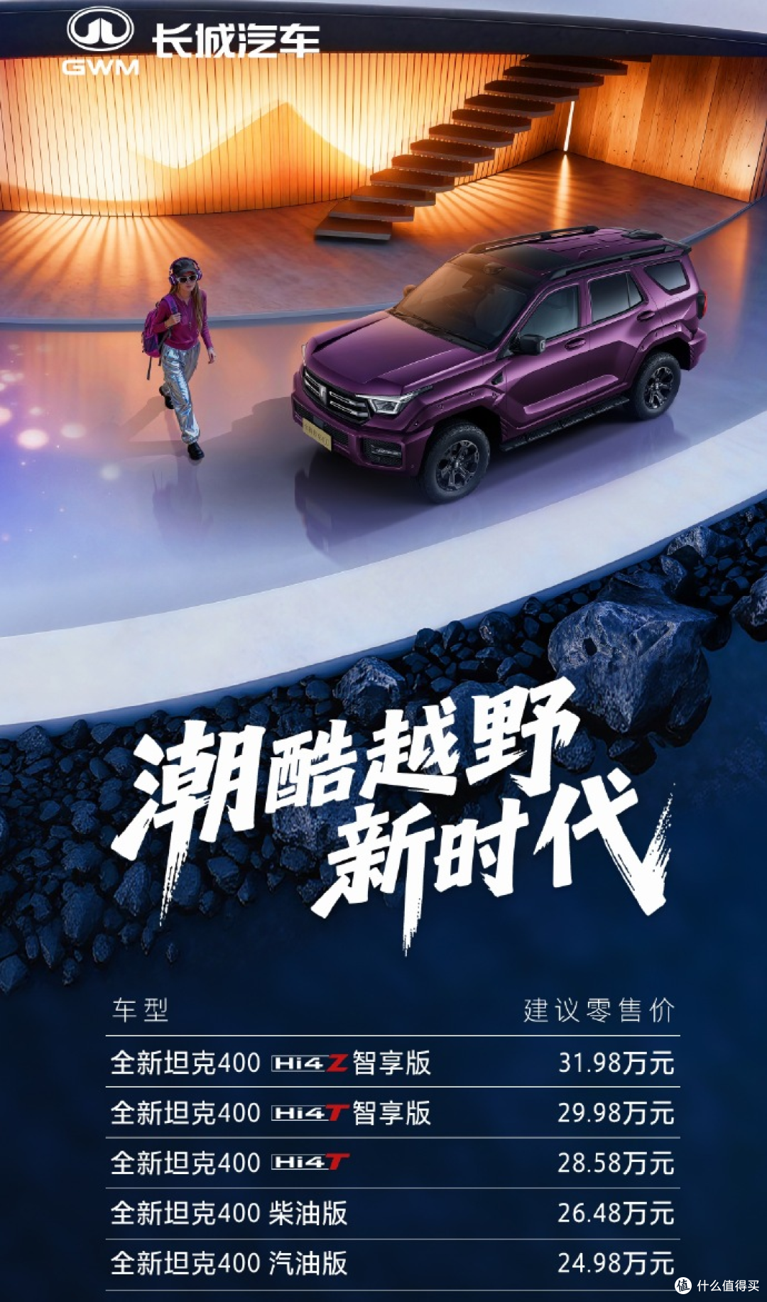 全新坦克400:硬派越野与城市驾驭的完美结合