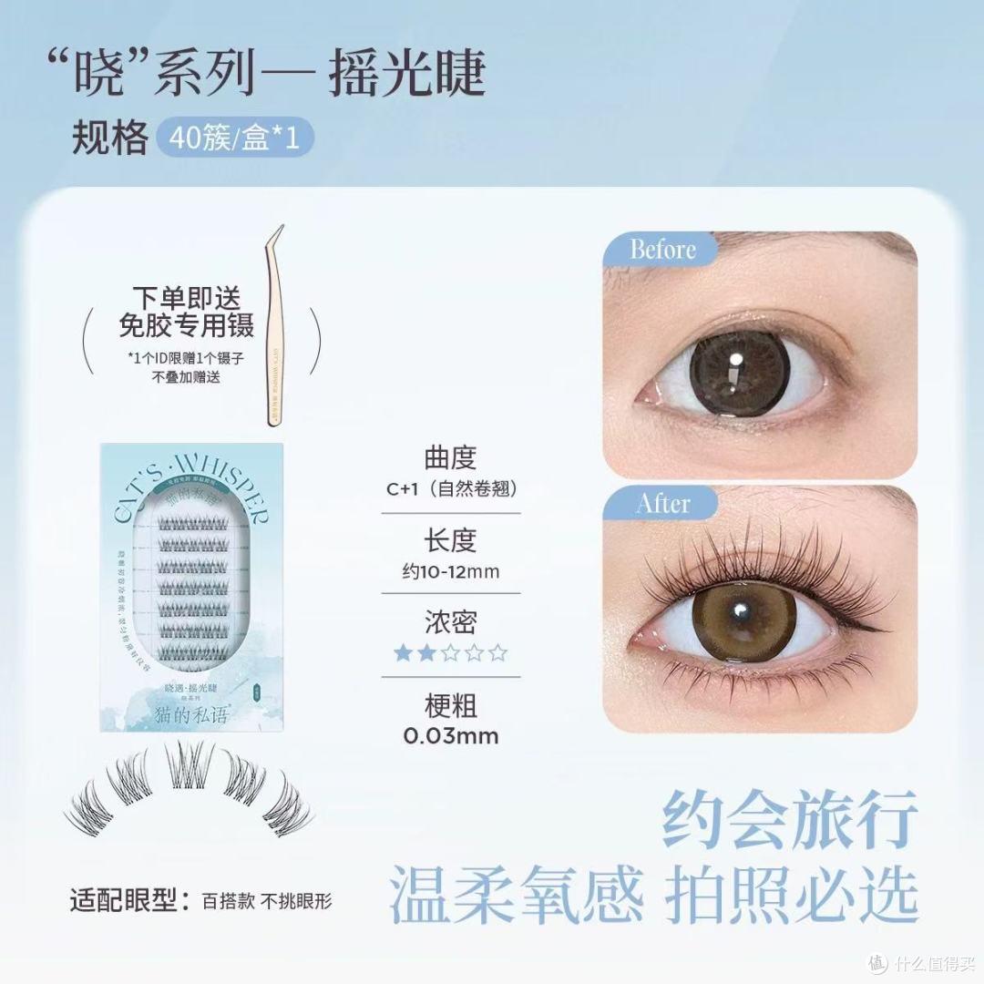 猫的私语免胶假睫毛:一秒解锁原生感电眼,2025美睫界黑马已上线