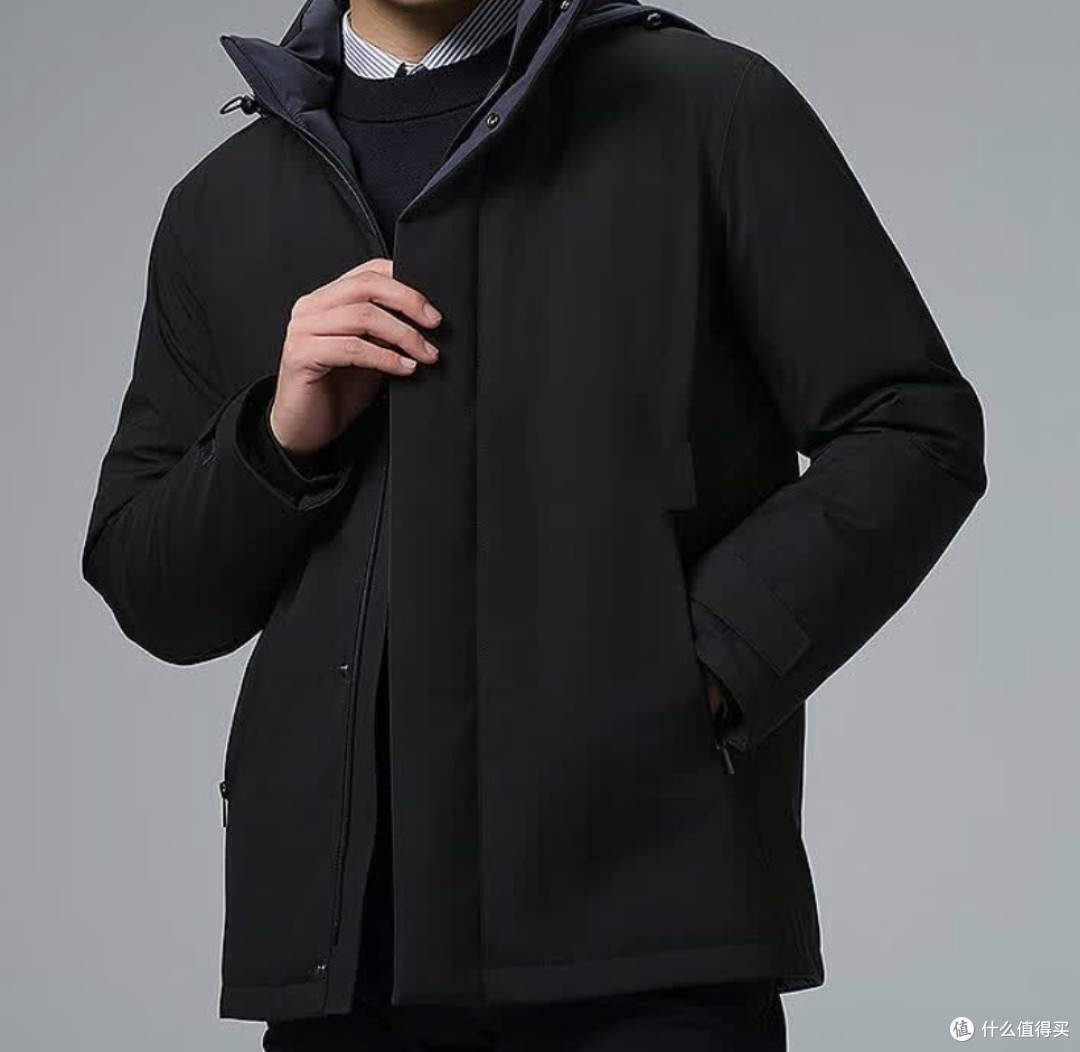 利郎2025新款防水羽绒服：男士冬季商务休闲全能之选