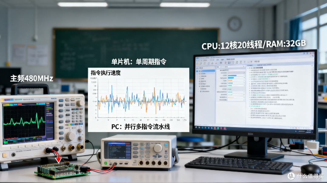单片机为何难容大型OS?性能上限与PC的差距解析