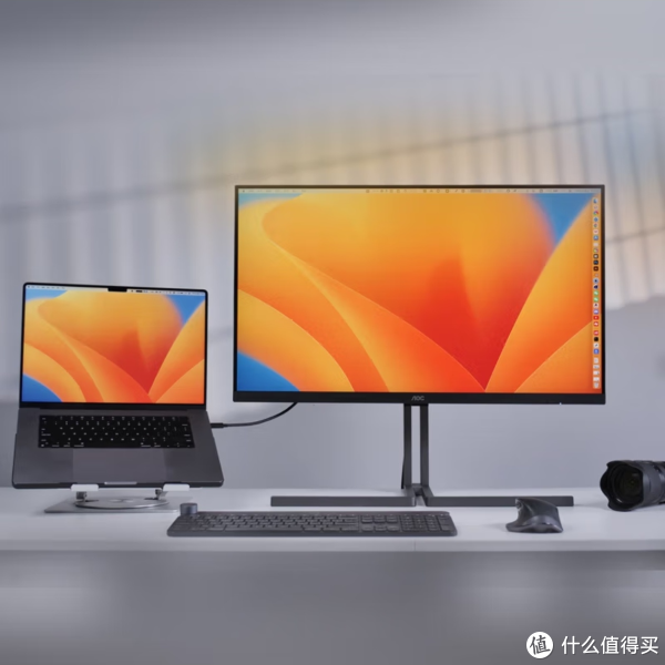AOC U27U3D 4K显示器：高效办公与护眼兼备_显示器_什么值得买