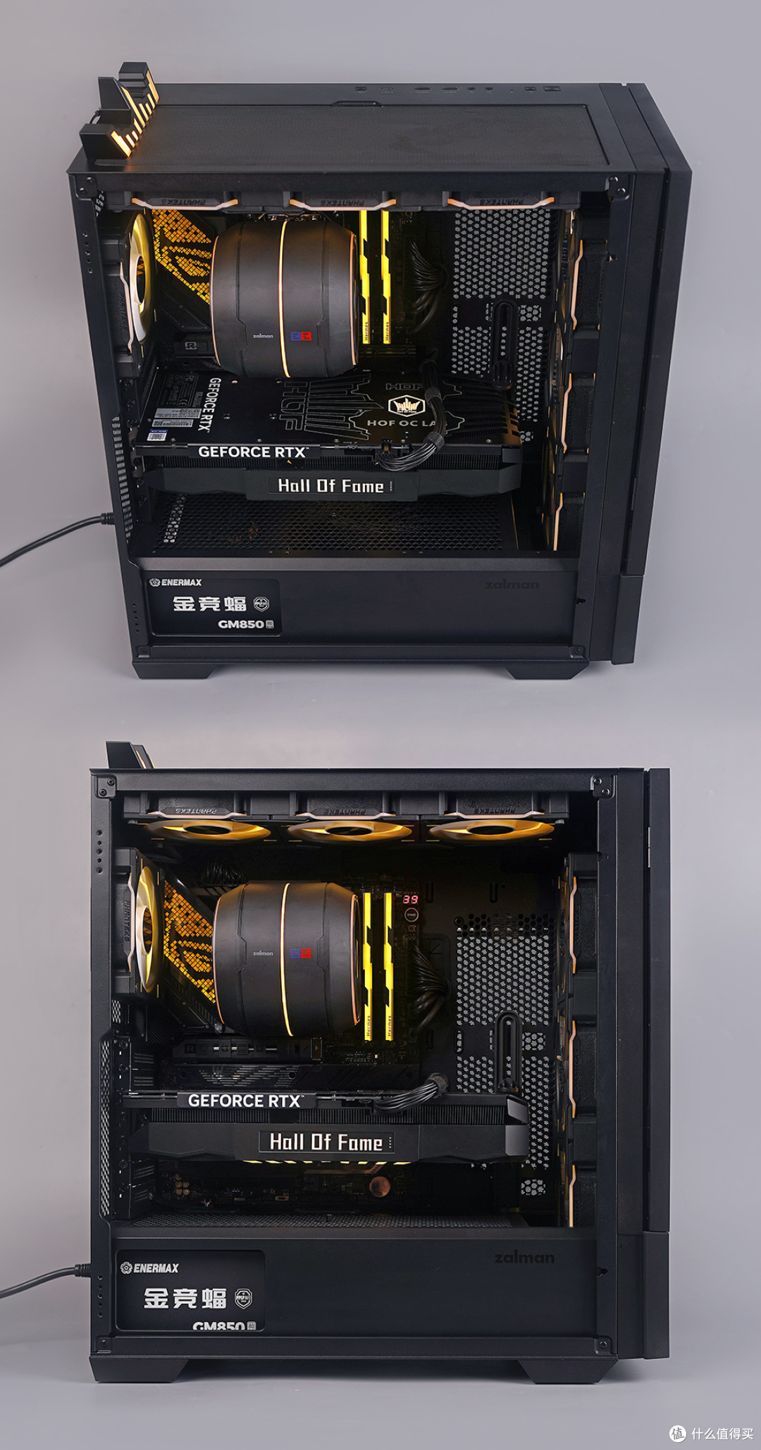 265K+STRIX Z890-E+HOF RTX5070Ti+思民Z10 DS/ZET5装机效果展示