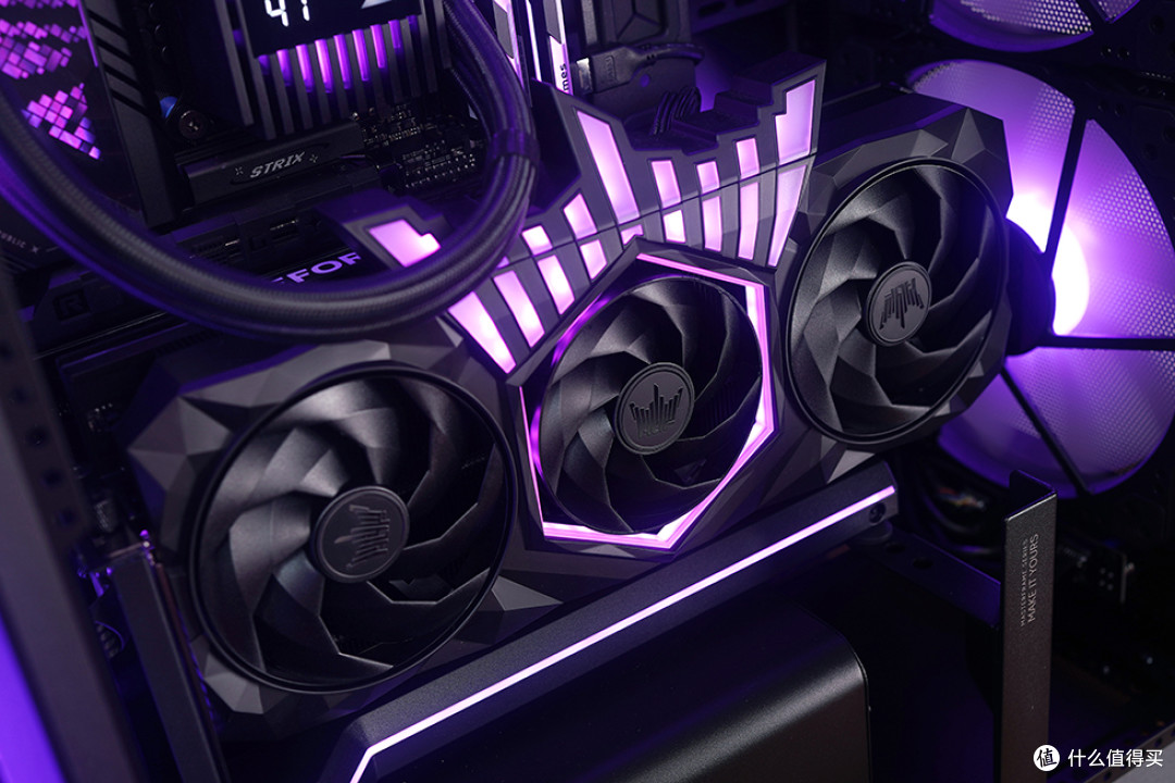 265K+STRIX Z890-E+HOF RTX5070Ti+酷冷至尊 MF500 装机效果展示