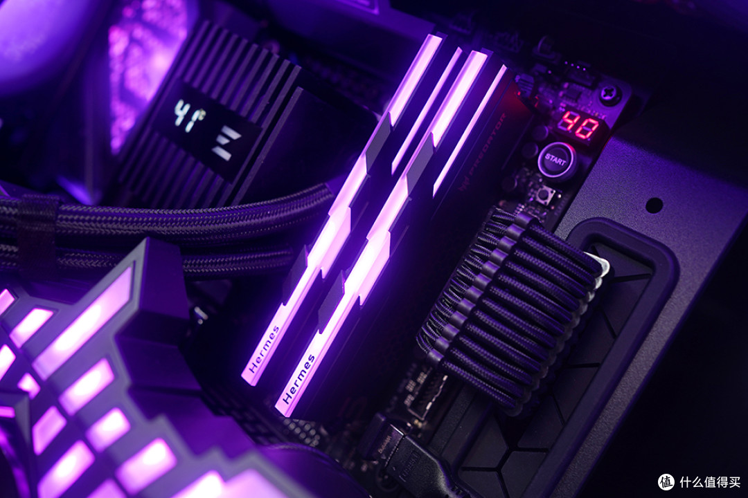 265K+STRIX Z890-E+HOF RTX5070Ti+酷冷至尊 MF500 装机效果展示