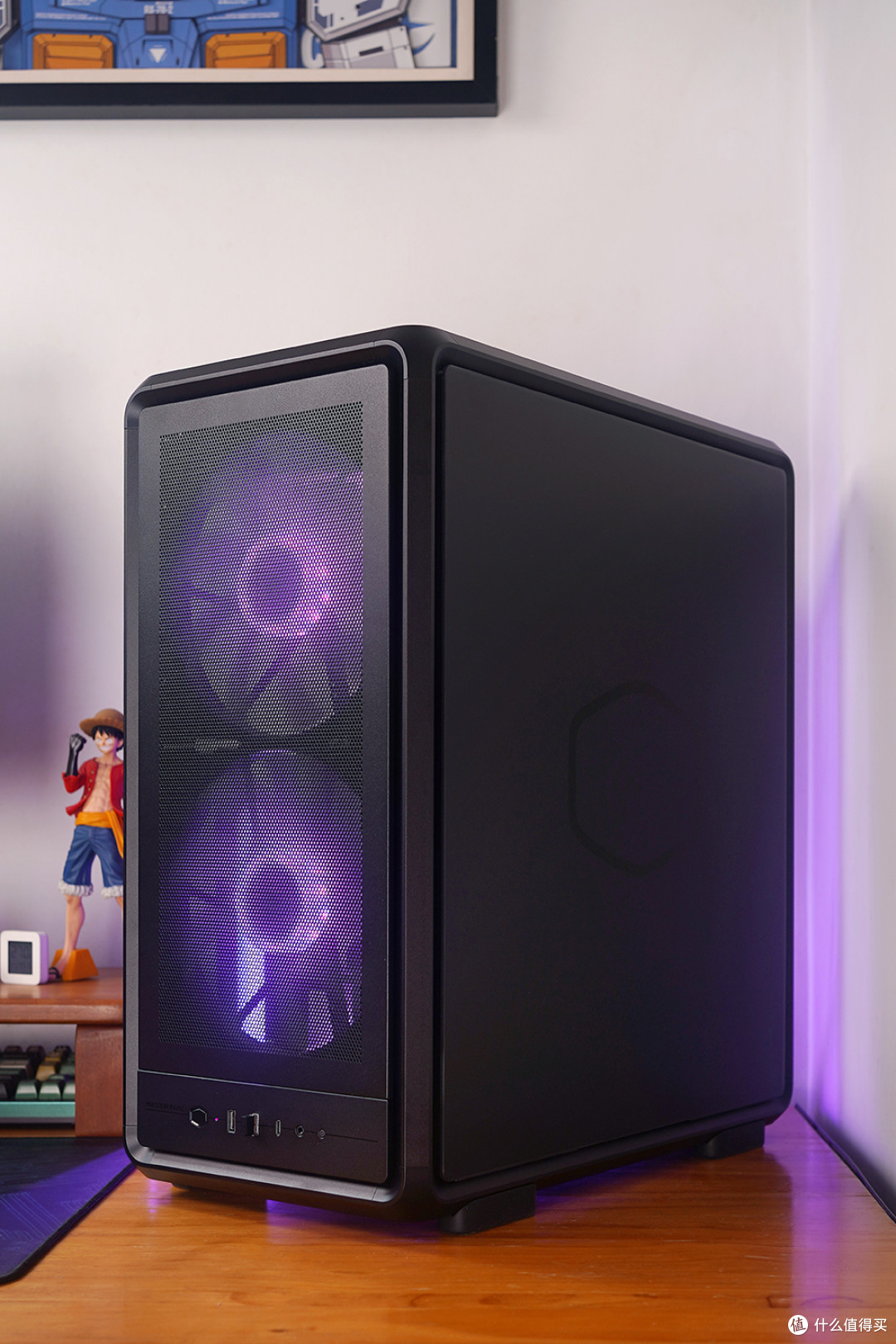 265K+STRIX Z890-E+HOF RTX5070Ti+酷冷至尊 MF500 装机效果展示