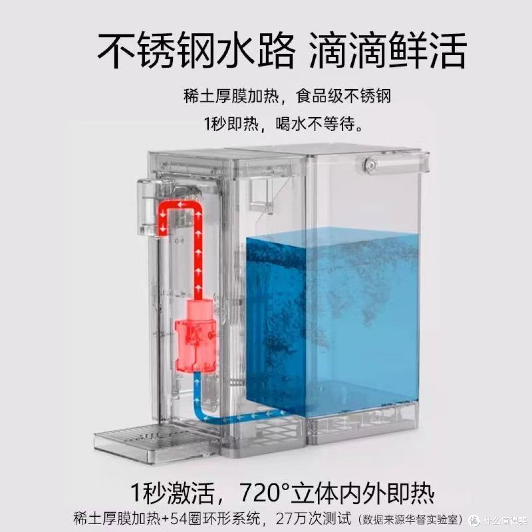 华督旗舰店H2即热式净饮一体机:把“五星级水吧”搬回桌面