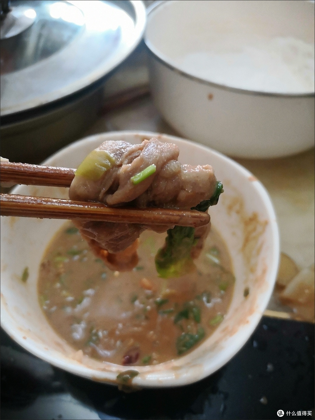 内蒙古羔羊肉卷涮火锅冬天暖心