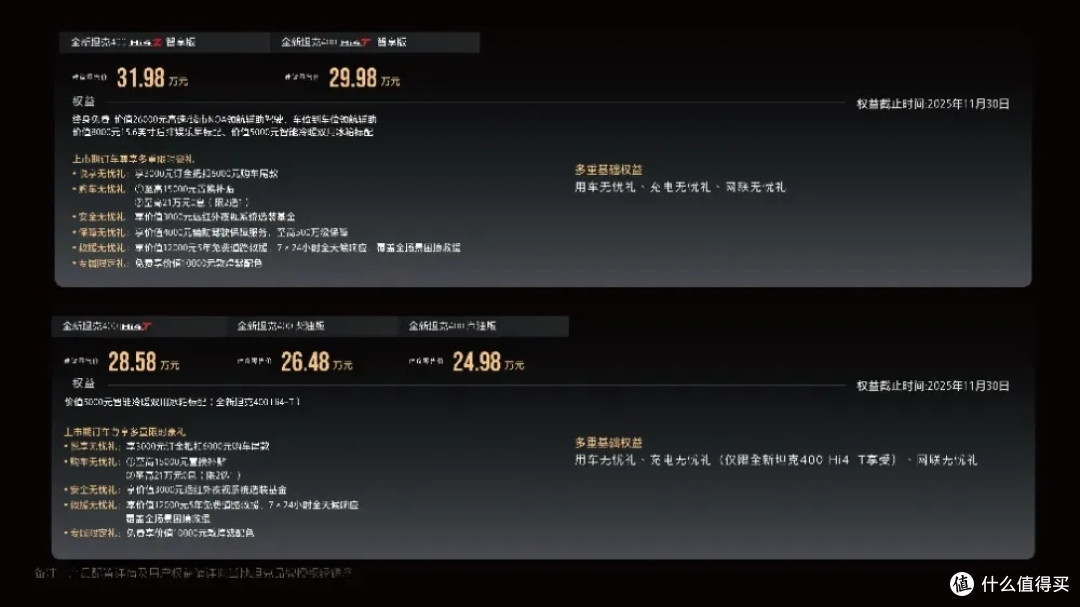 售价24.98万元起,全新坦克400正式上市