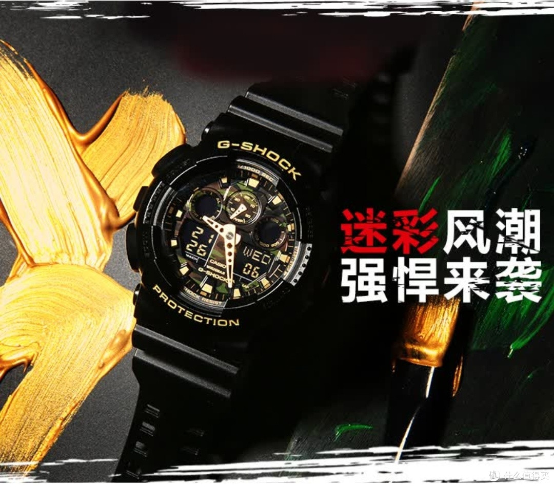 运动风潮,卡西欧GA-1手表