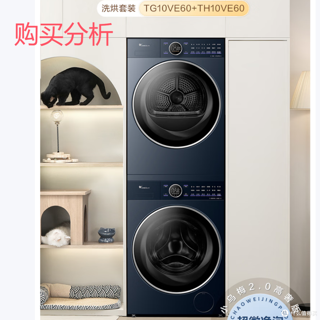 小天鹅洗烘套装 【小乌梅2.0高奢】VE60+VE60 分析建议