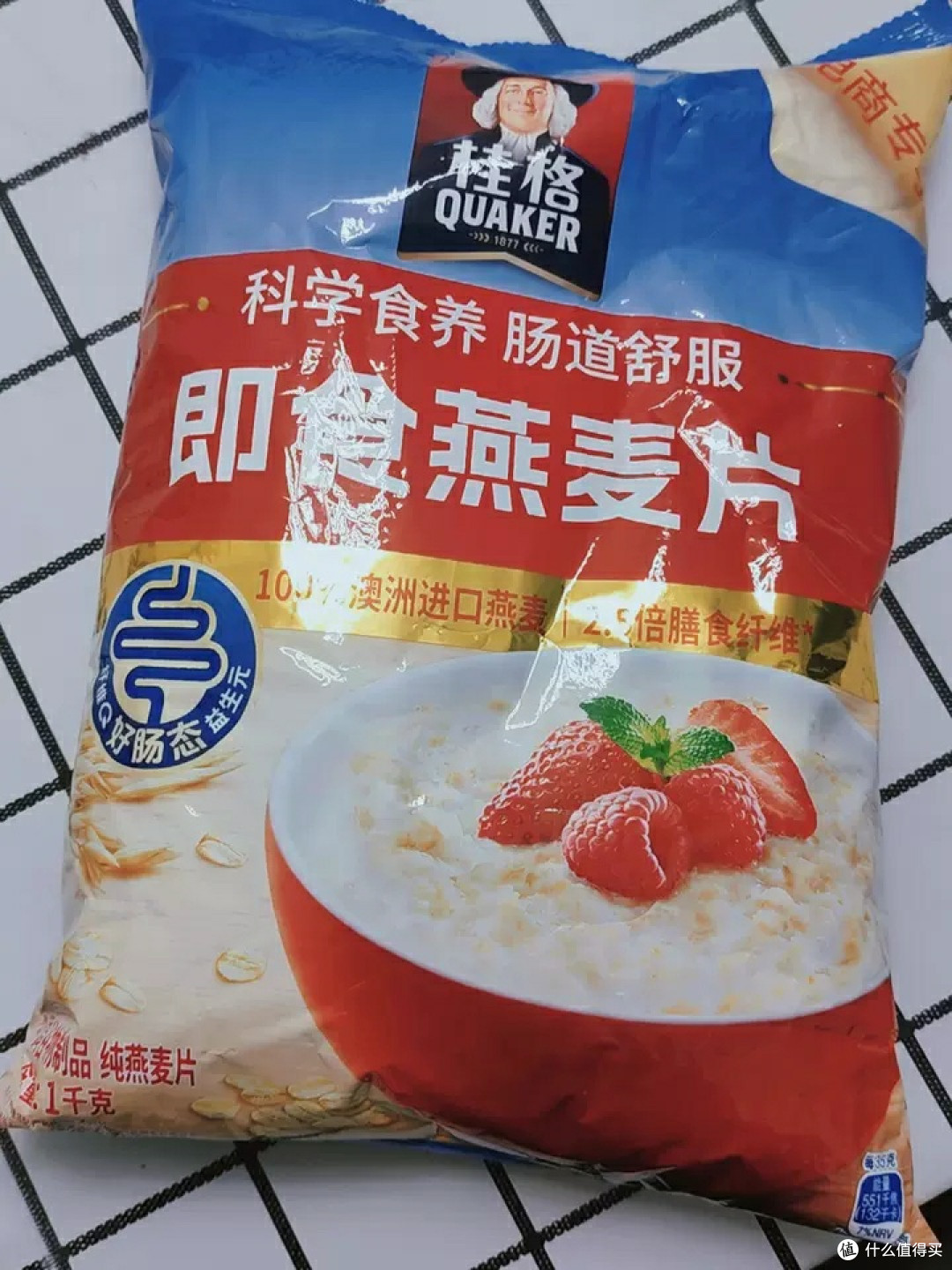 桂格麦片1000g*3袋饱腹评测