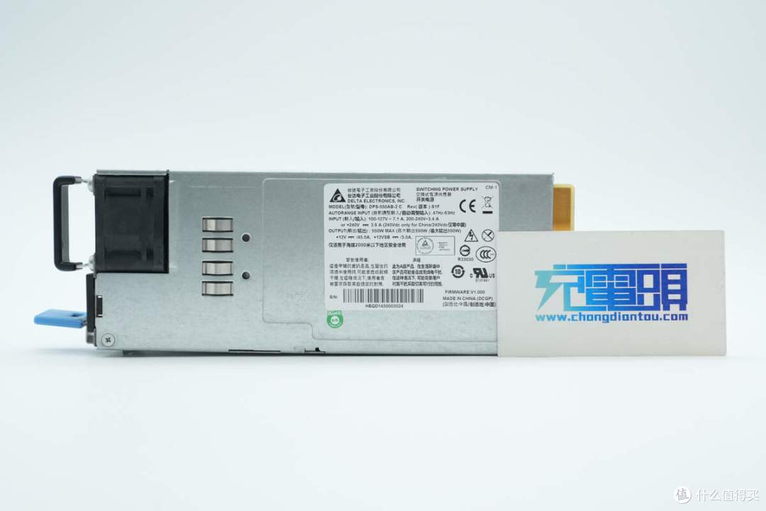 PFC+LLC+同步整流架构设计，台达550W碳化硅服务器电源拆解