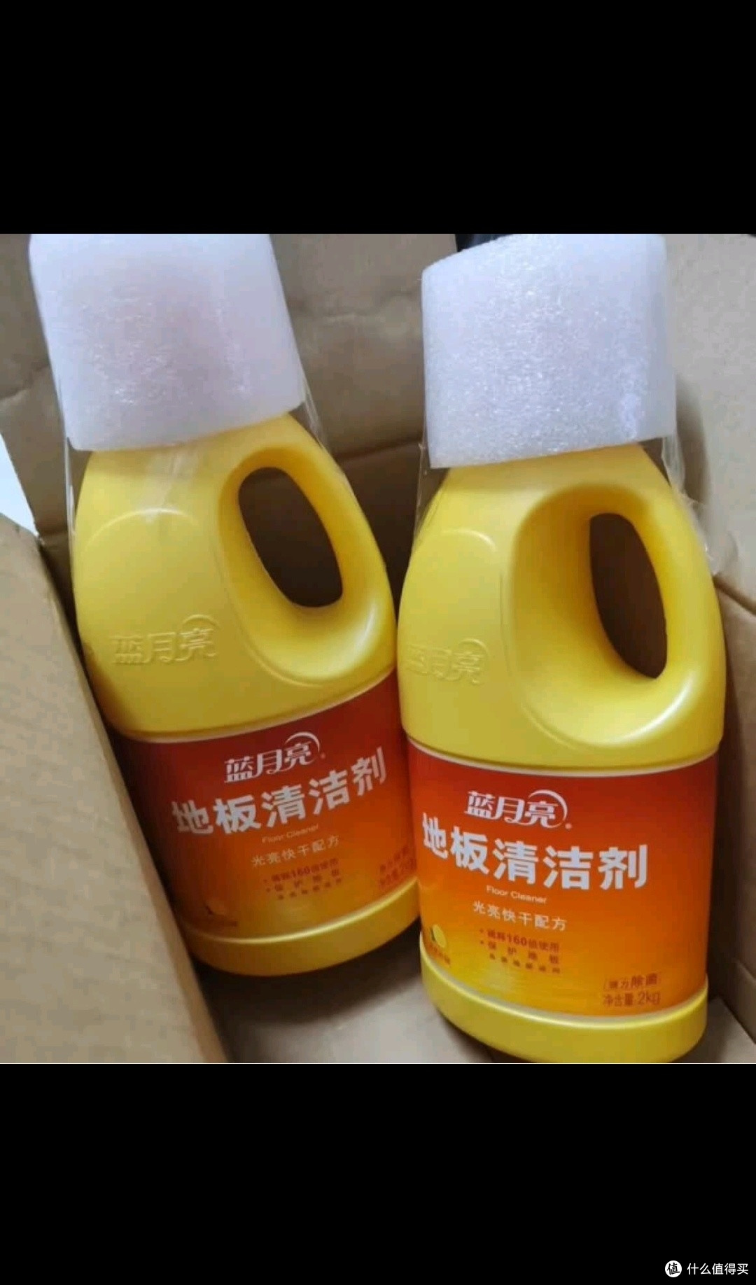 蓝月亮 地板清洗剂 600g/瓶 柠檬香 地板清洁剂 拖地清洁剂瓷砖清