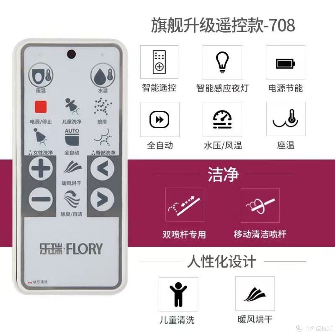 乐瑞FDB708全自动智能马桶盖深度解析