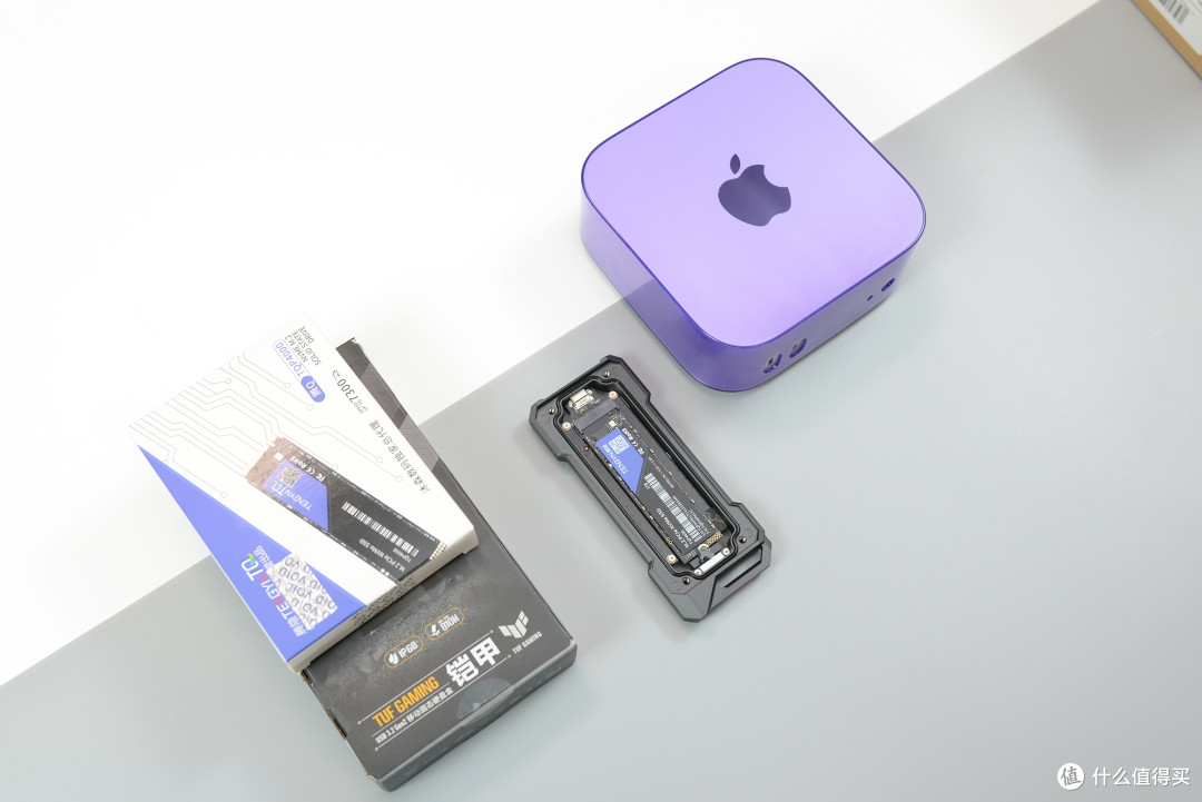丐版Mac Mini M4要搭cp才真香，华硕TUF铠甲+腾隐TQP4000扩容实测