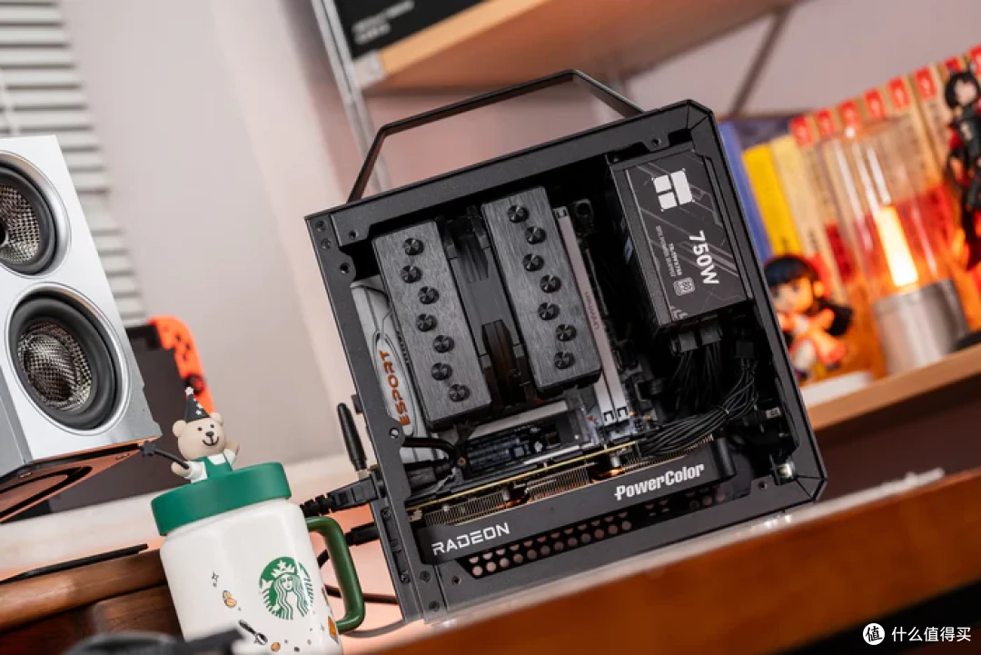 手提游戏盒子—铭瑄B850I+撼讯9060XT游荡者+机械大师C24装机分享