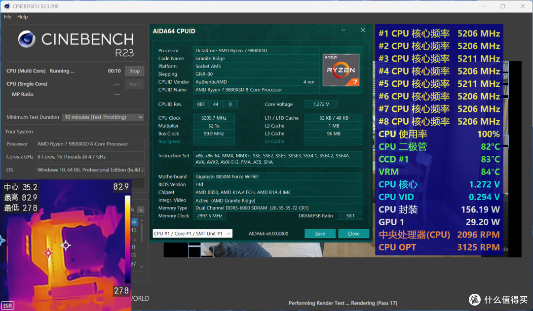 技嘉B850M战鹰评测:不足千元的超频神板,助9800X3D勇超8400C34