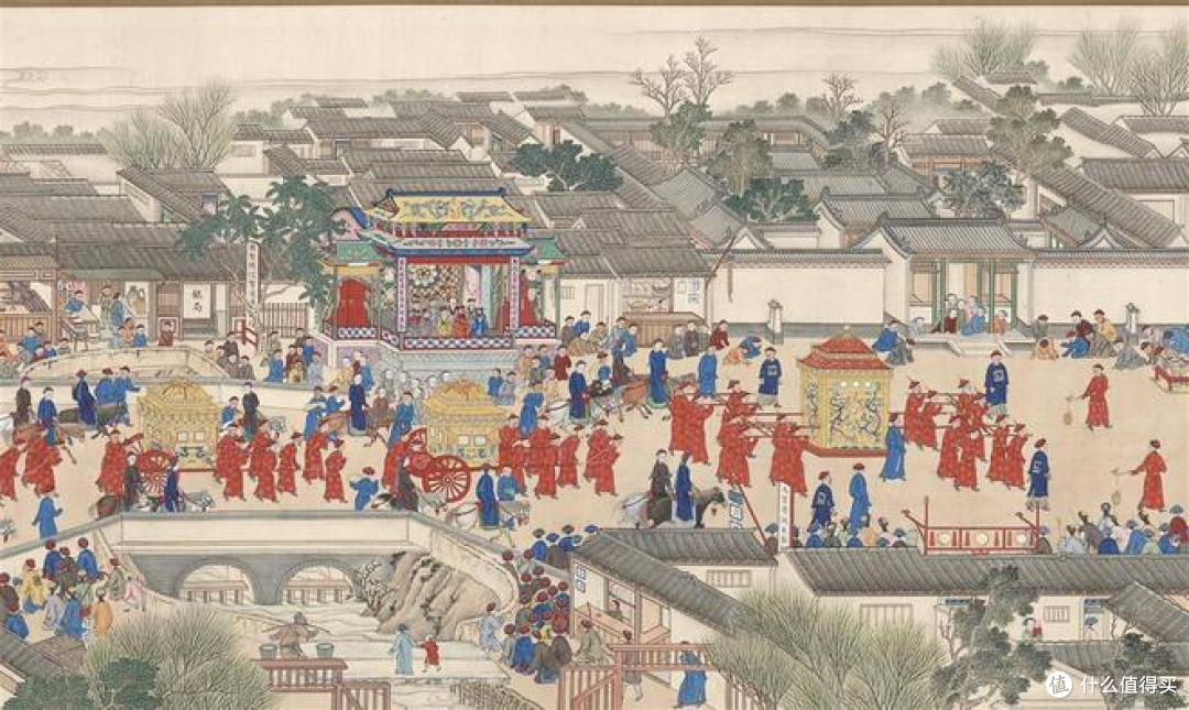 《万寿盛典图》（市井图）局部（首都博物馆藏品）