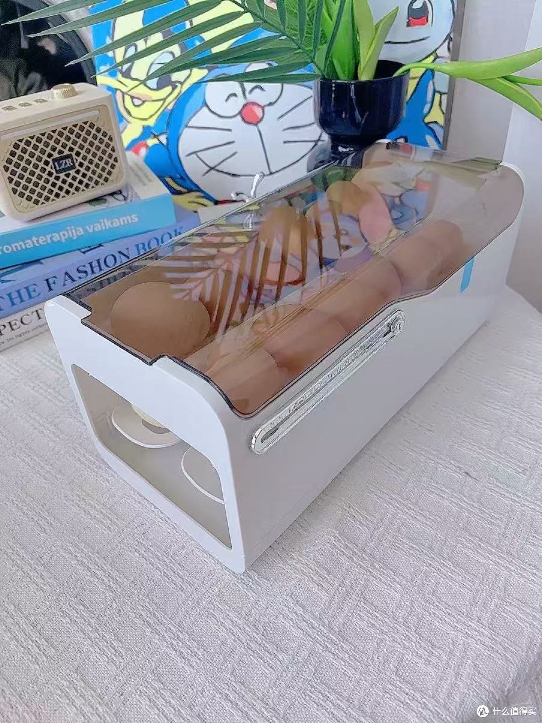 谁懂啊!这个鸡蛋收纳盒直接封神✨dehub滑梯式装蛋神器太香了