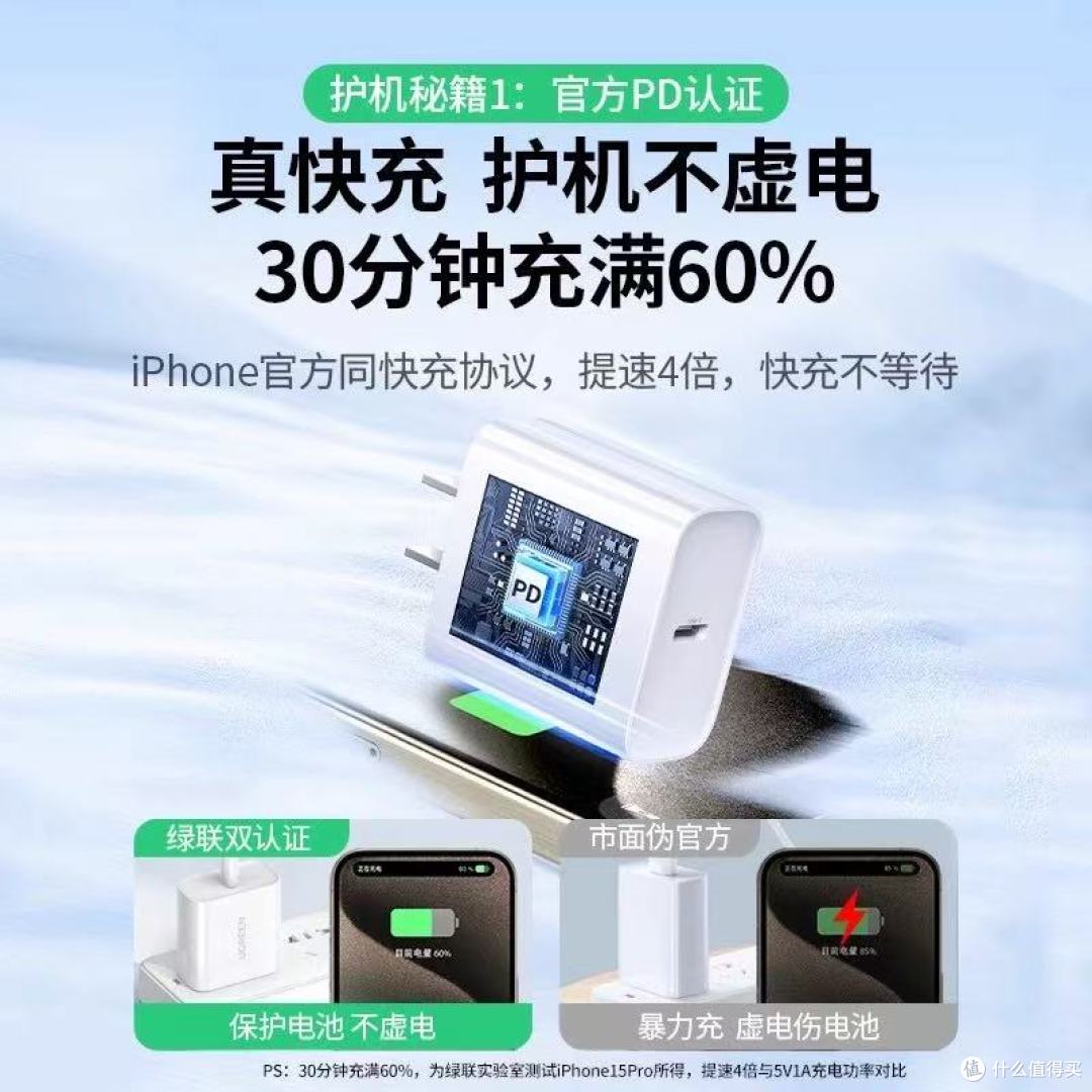 绿联PD30W充电器实测!iPhone15Pro/16/17党闭眼入