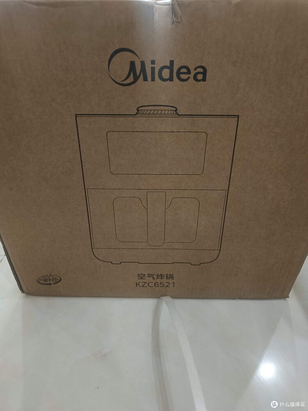 美的空气炸锅:包装售后亮点