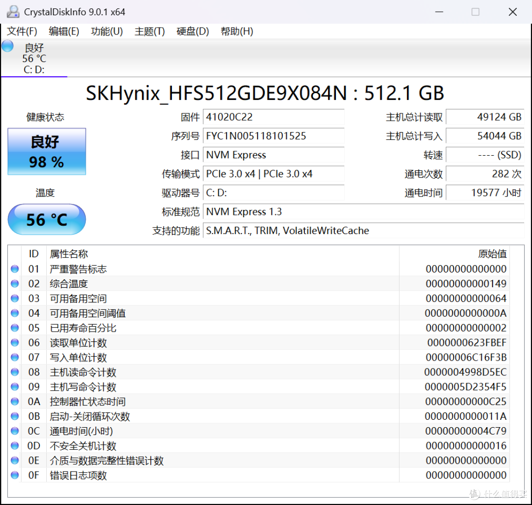 拯救者R7000 2021硬盘使用时间