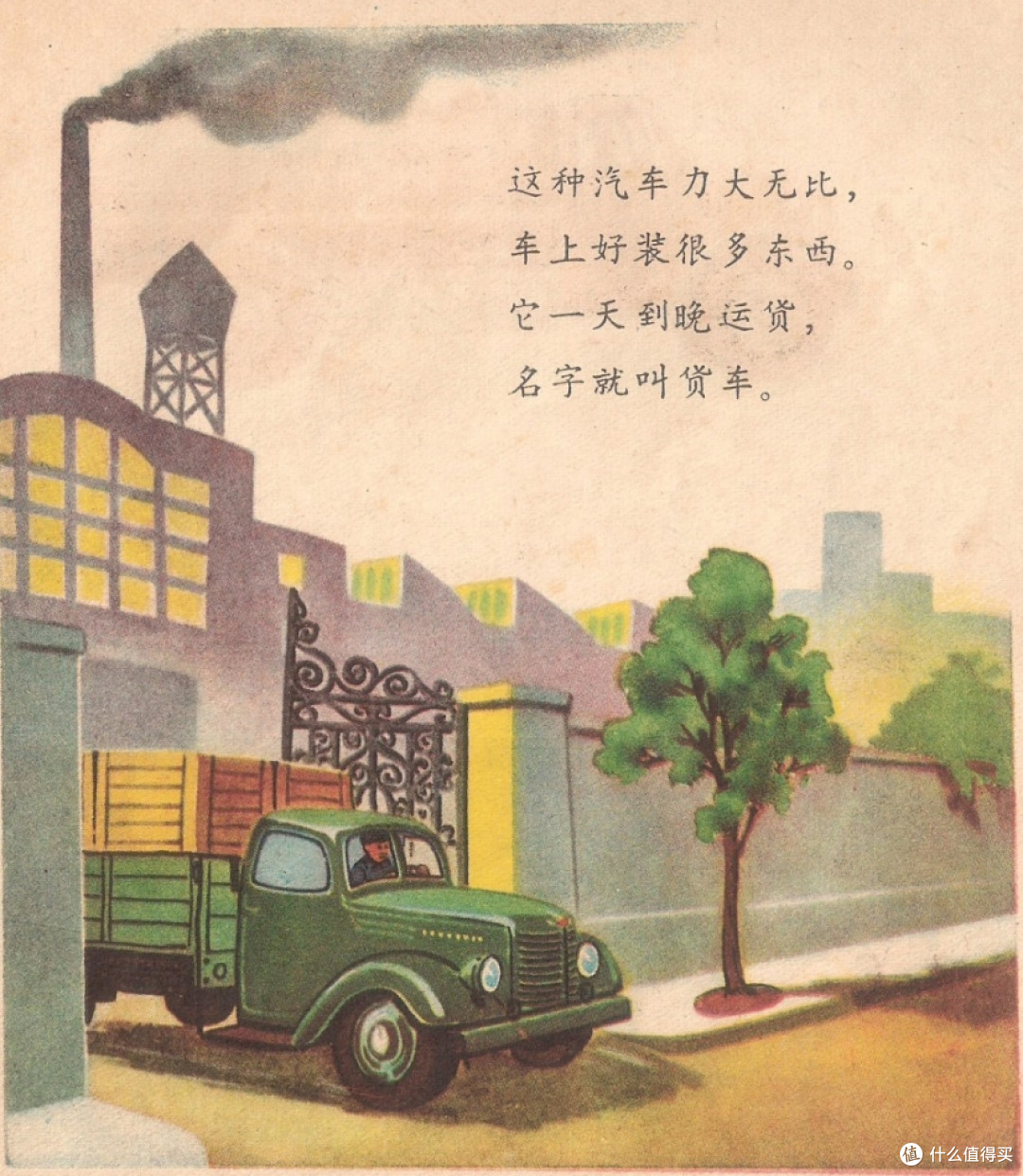 近70年前的科普画书,介绍街上各种用途汽车