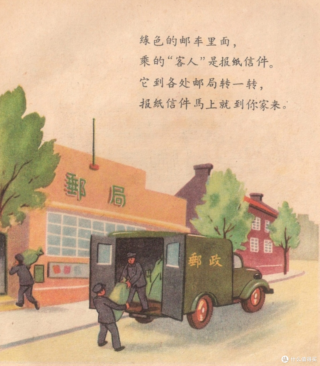 近70年前的科普画书,介绍街上各种用途汽车