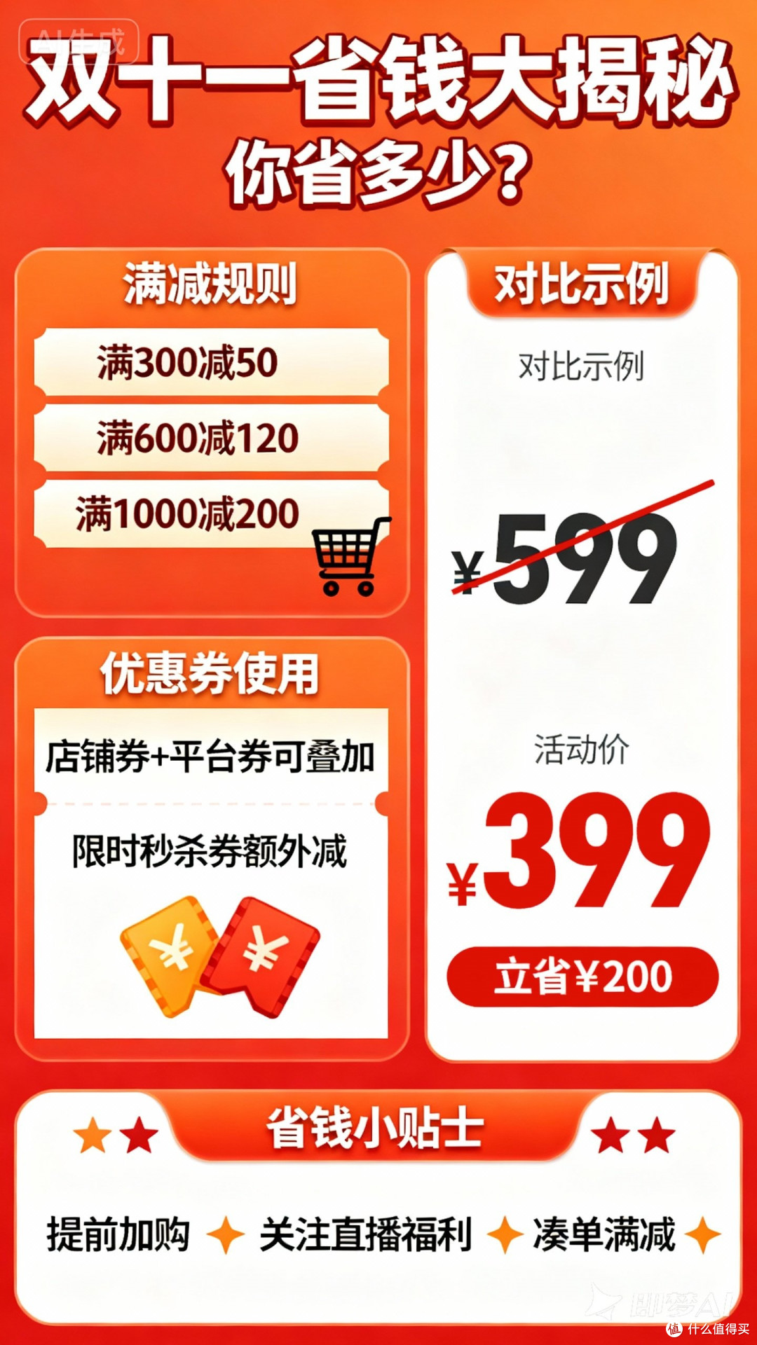 双十一省钱大揭秘,你省多少?